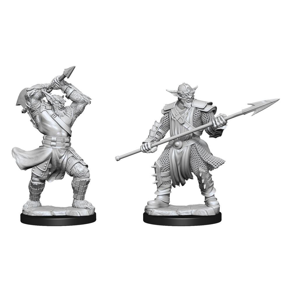 Critical Role: Unpainted Miniatures Bugbear Fighter Male