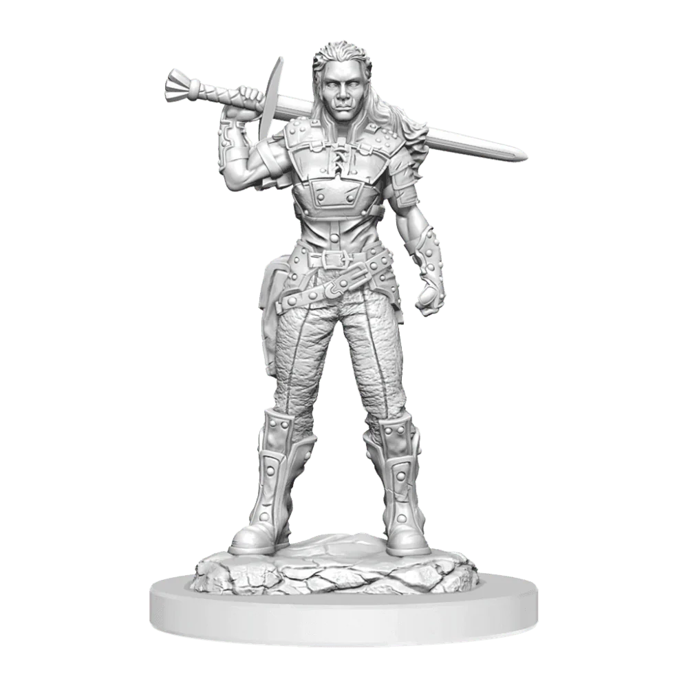 Orc Fighter Female: D&D Nolzur's Marvellous Unpainted Miniatures