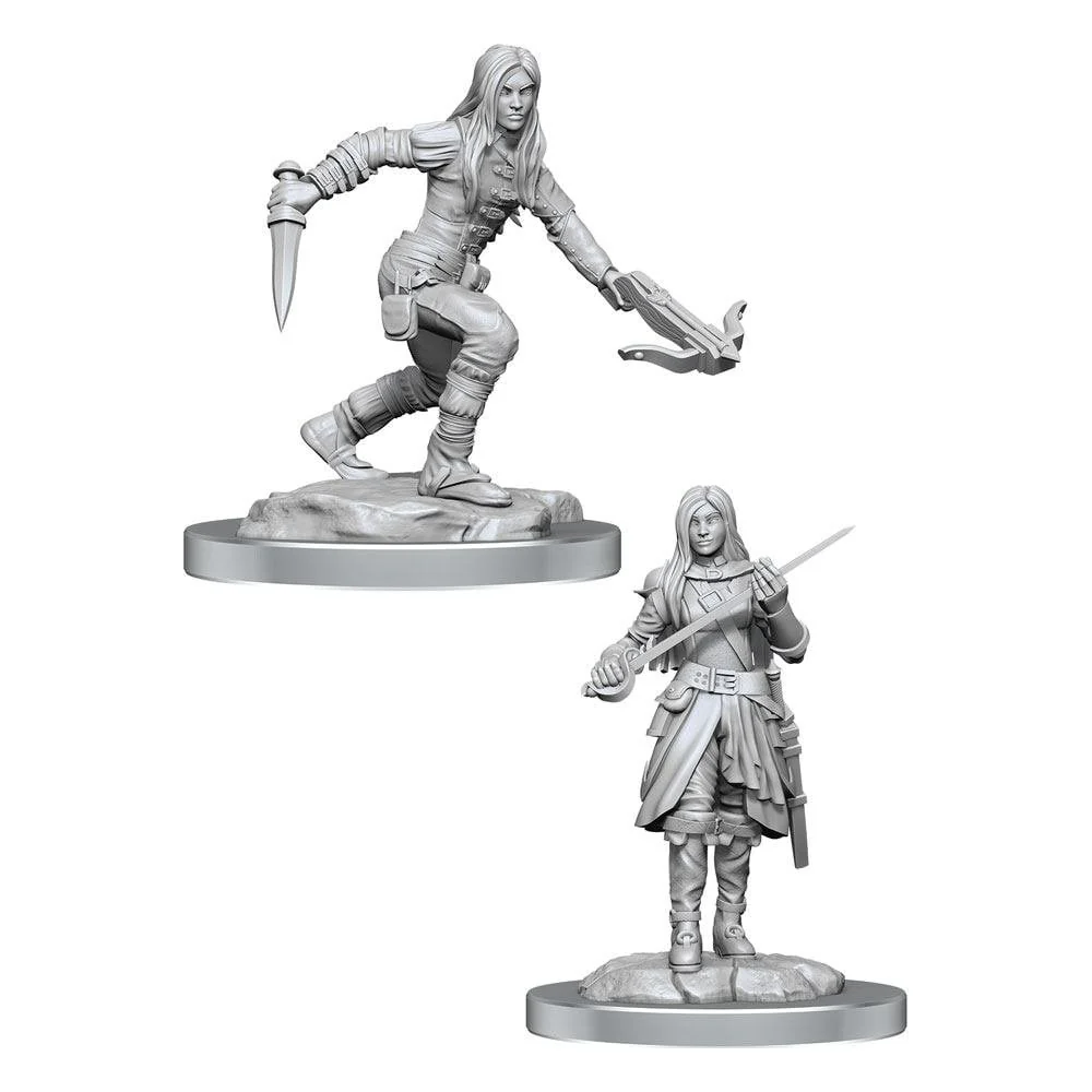 Half-Elf Rogue Female: D&D Nolzur's Marvelous Unpainted Miniatures (W17)