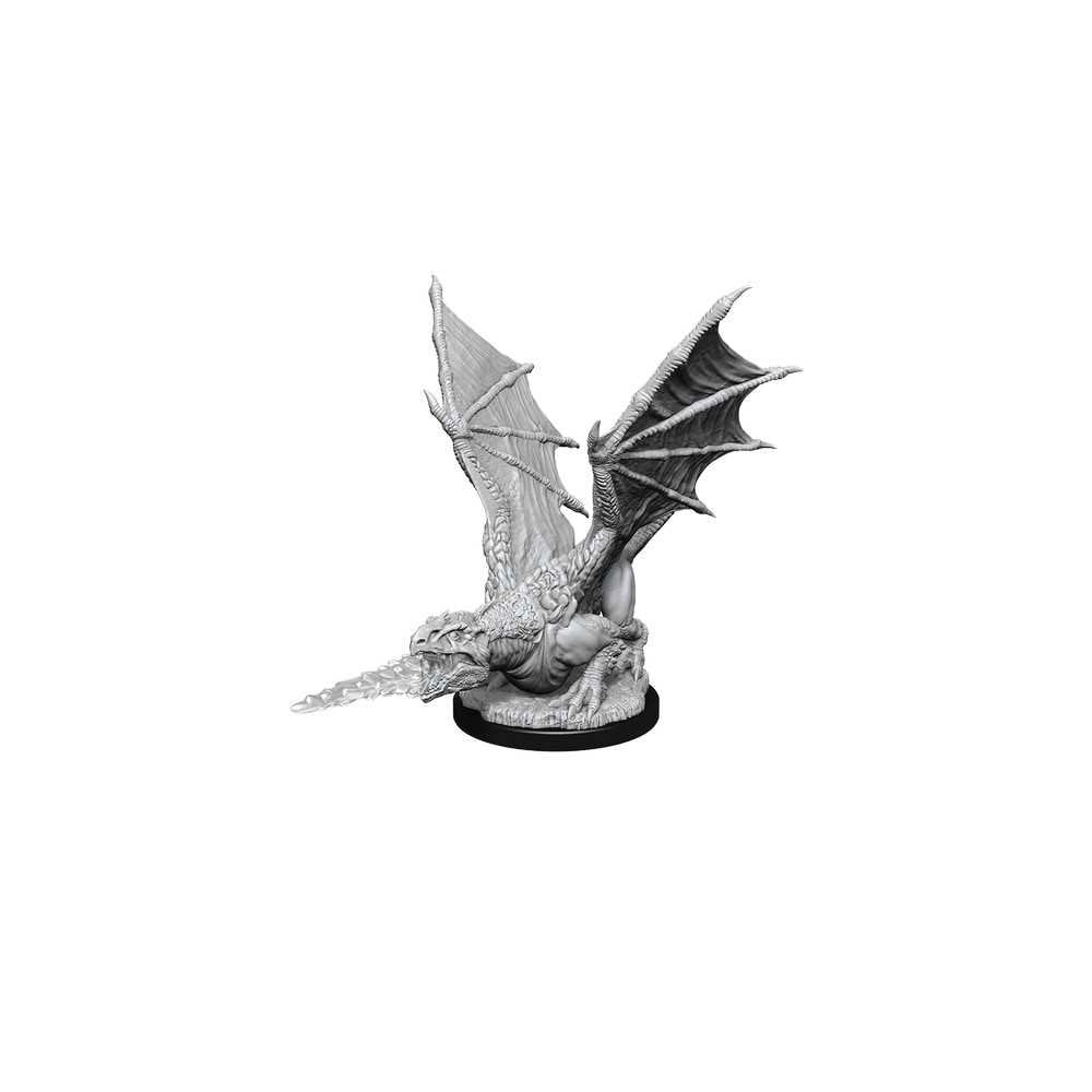 White Dragon Wyrmling: D&D Nolzur's Marvelous Unpainted Miniatures