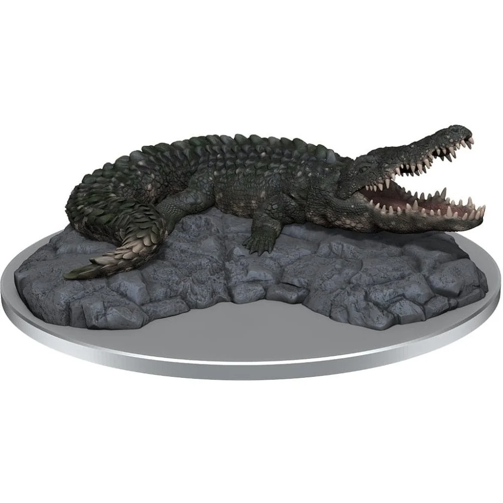Giant Crocodile: WizKids Deep Cuts Unpainted Miniatures (W21) - Image 2