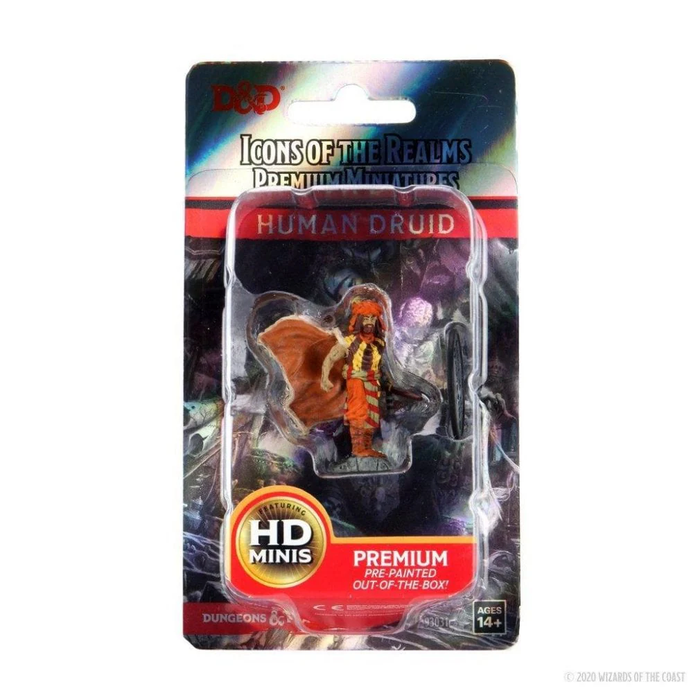 Human Druid Male: D&D Icons of the Realms Premium Figures (W4)