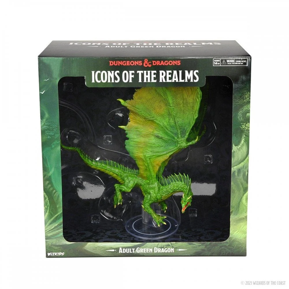 Adult Green Dragon Premium Figure: D&D Icons of the Realms