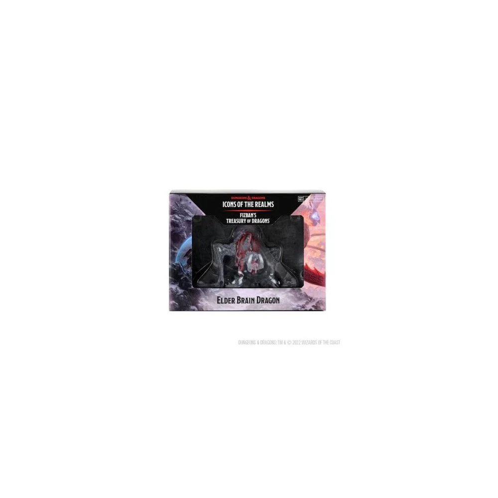 D&D Fizban's Treasury of Dragons Premium Set 1 Elder Brain Dragon: D&D Icons of the Realms Miniature
