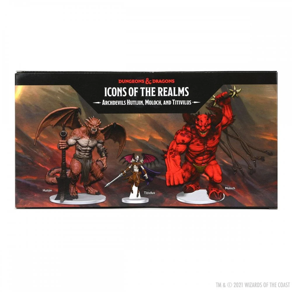 Archdevils - Hutijin, Moloch, Titivilus: D&D Icons of the Realms Miniatures - Image 2